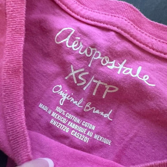 Aeropostale Y2K Pink Baby Tee - Picture 4 of 4